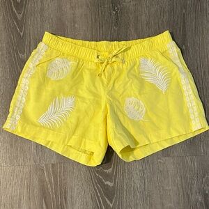 Lilly Pulitzer Women's XS Katia Embroidered Casual Vacation Beach Cotton Short